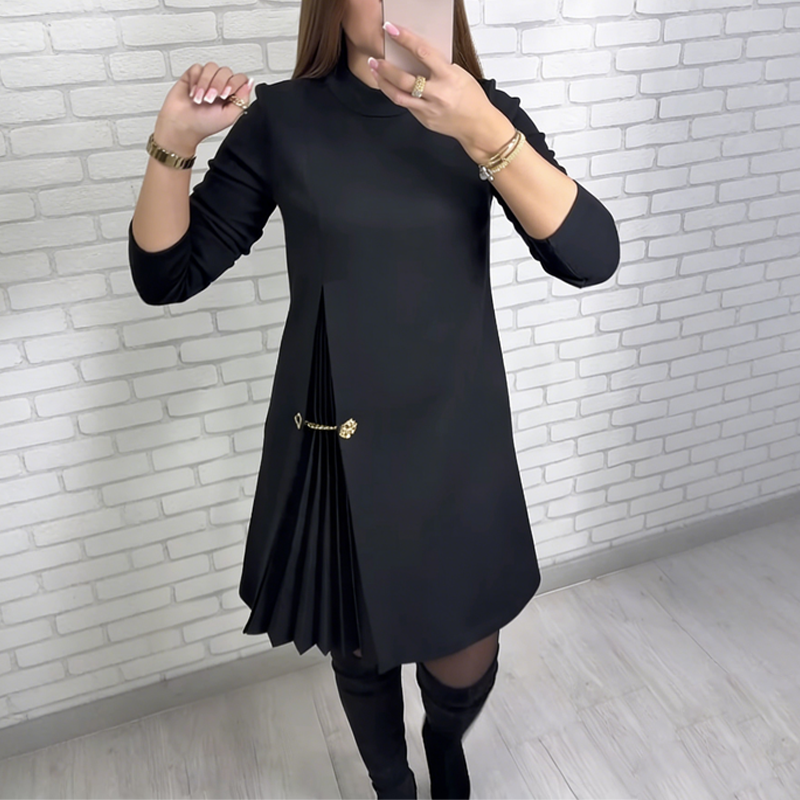 Noella™ | Abito elegante con dettaglio plissettato