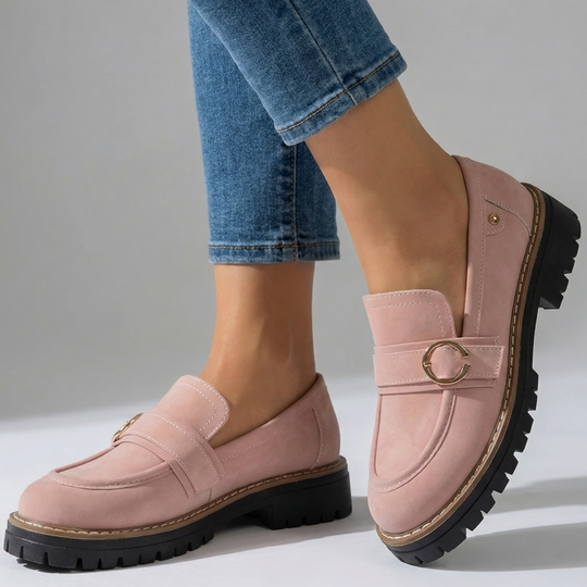 Corinna | Mocassini con plateau e dettaglio ad anello