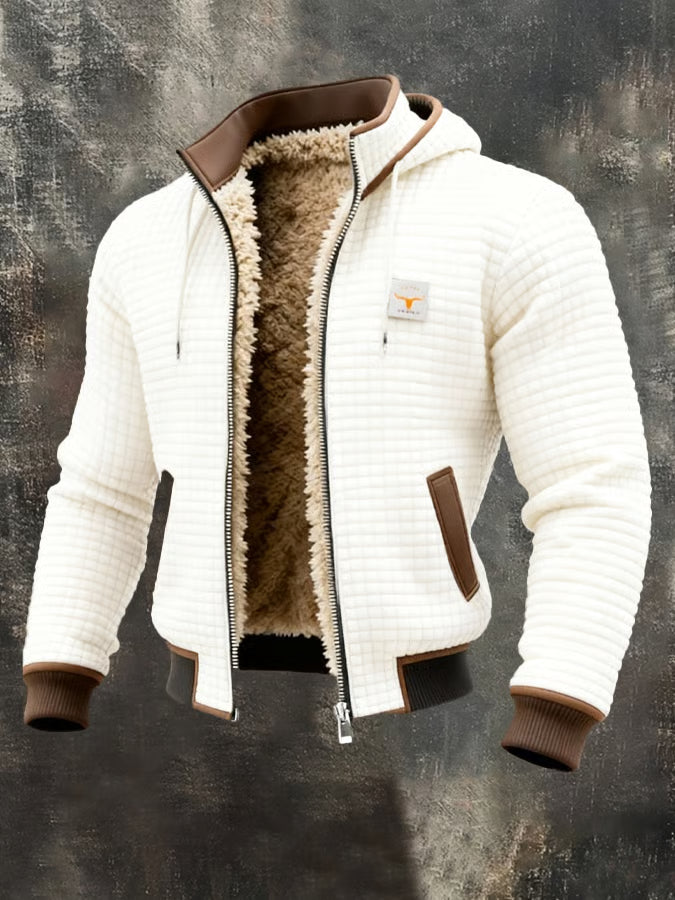Lorenzo™ | Giacca Retro Calda con Cappuccio e Zip