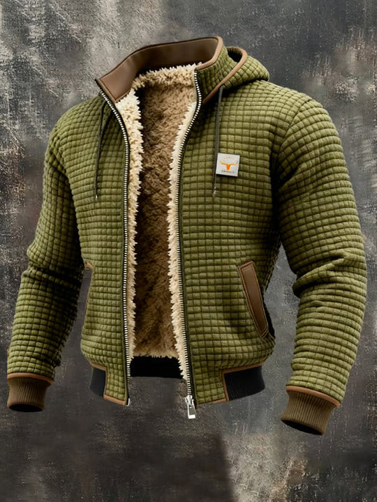 Lorenzo™ | Giacca Retro Calda con Cappuccio e Zip