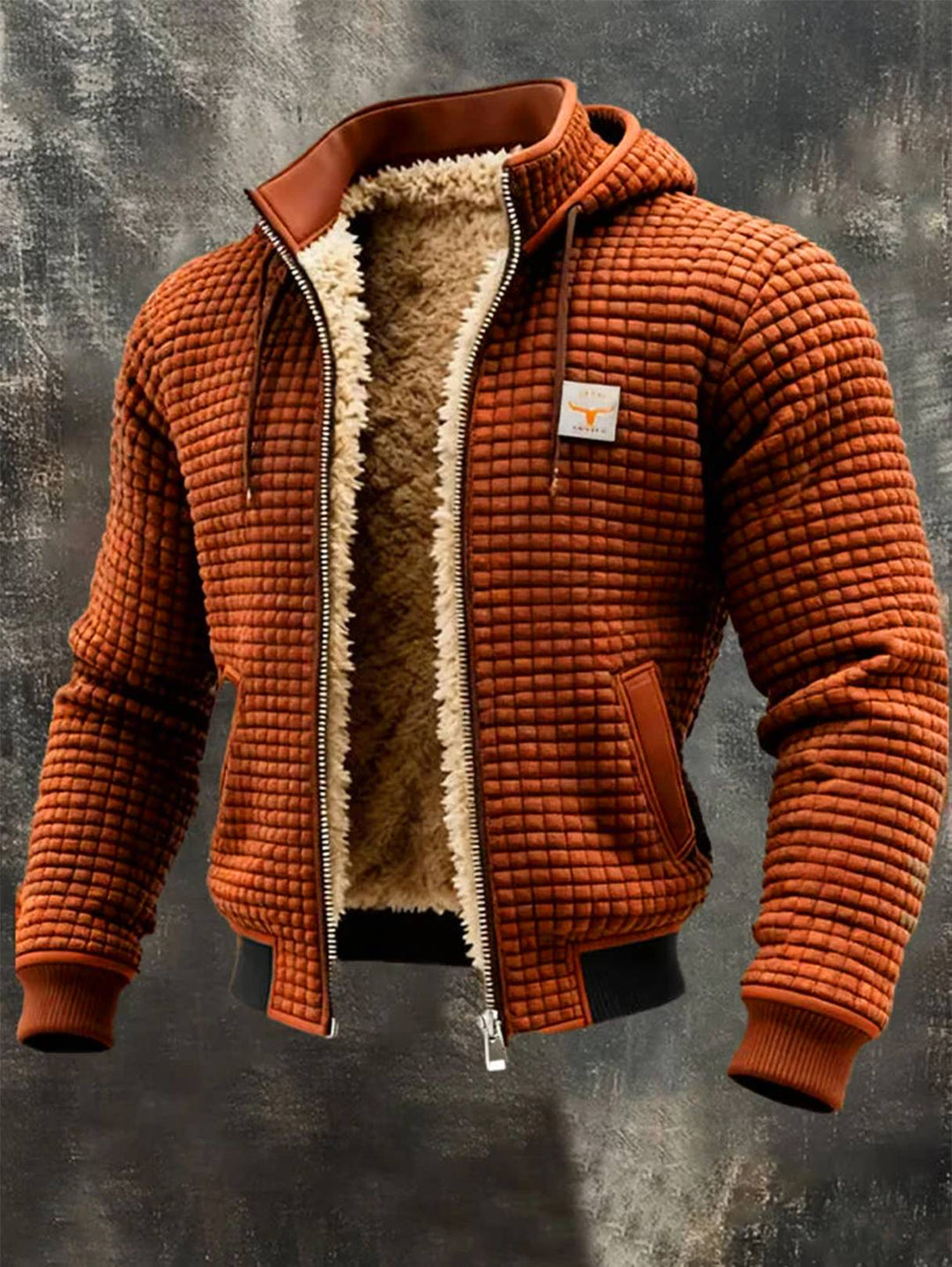 Lorenzo™ | Giacca Retro Calda con Cappuccio e Zip
